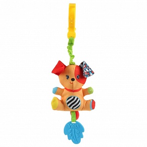 Текстильная игрушка-подвеска Умная собачка с клипсой (Умка, RPHT-D3 300)